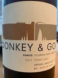 Image result for Donkey Goat Pinot Gris Ramato