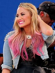 Image result for Demi Lovato Dip Dyed Hair