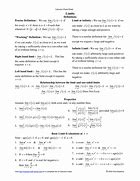 Image result for Limit Laws Cheat Sheet