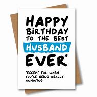 Image result for Funny Birthday Card for Ex-Husband