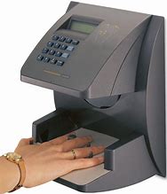 Image result for Biometric Hand Scanner Time Clock