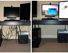 Image result for How to Hide Computer Monitor Cords