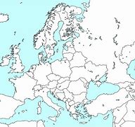 Image result for Clean Map of Europe