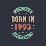Image result for Born in 1993 Printable Free