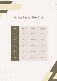 Image result for Dress Size Measurement Chart
