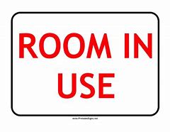 Image result for Meeting Room Occupied Sign