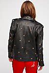 Image result for Leather Jacket Back Studded