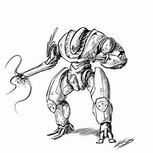 Image result for Robot Superhero Sketches