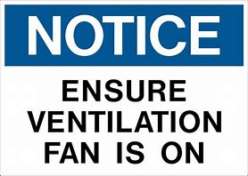 Image result for Exhaust Fan Sign