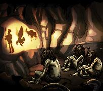 Image result for Shadow of the Animals in Allegory of the Cave