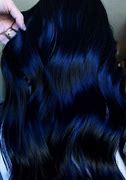 Image result for Permanent Blue Black Hair Color