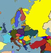 Image result for Europe Map with Borders and Different Colors