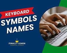 Image result for Every Symbol On Keyboard