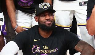 Image result for LeBron James Lakers Finals Hat