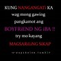 Image result for Love Quotes Tagalog Patama