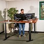 Image result for Solid Wood Desk Motorized