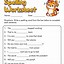 Image result for Grade 2 English Worksheets My Day