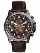 Image result for Fossil Brown Leather Watch