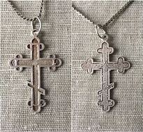 Image result for Russian Orthodox Cross with Chain