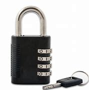 Image result for Combination Lock with Key