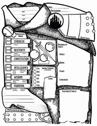 Image result for Dnd 5E Character Sheet