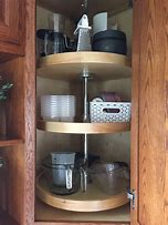 Image result for Lazy Susan in Cabinet