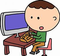 Image result for People at Computer Clip Art