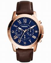Image result for Fossil Men Watches Blue Silicone Band