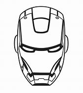 Image result for Iron Man Black and White Sticker