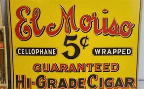 Image result for Old Cigar Signs