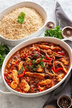 Chicken Marengo With Mushrooms and Tomatoes Recipe