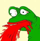Image result for Pepe Throw Up