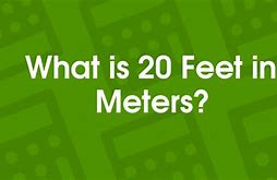 Image result for How Far Is 20 Meters in Feet