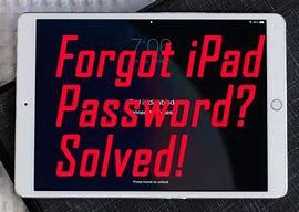 Image result for Forgot iPad Passcode