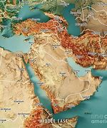 Image result for Middle East Topographic Map