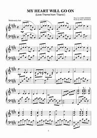 Image result for My Heart Will Go On Bass Violin Sheet Music
