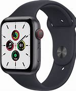 Image result for Apple Watch SE Black with Silver Strap
