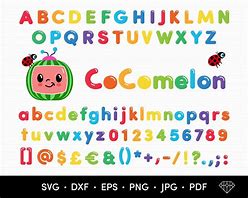 Image result for Alphabet Cocomelon Letter Design