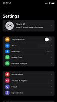 Image result for Beltone iPhone 6 Settings Menu Bar