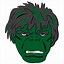 Image result for Hulk Face Drawing Outline