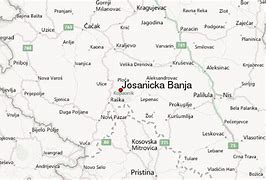 Image result for Josanicka Banja Mapa