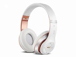 Image result for Blutooth Headphones for Girls Gold