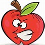Image result for Red Apple Cartoon Image