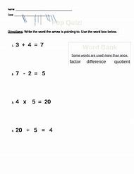 Image result for Pop Quiz Math Question Ideas
