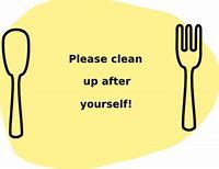 Image result for Clean Up After Yourself Cartoon