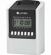 Image result for Lathem Atomic Time Clock