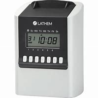 Image result for Lathem Automatic Time Clock