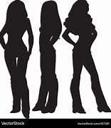 Image result for 3 Girls Silhouette