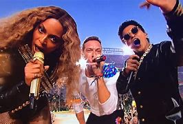 Image result for Bruno Mars Beyonce Halftime Show