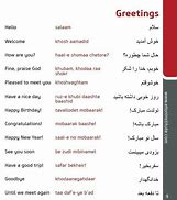 Image result for Basic Farsi Words